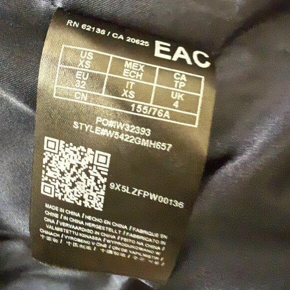 GUESS Blue Wool-Blend Bouclé Coat with Belt, XS - Picture 9 of 12